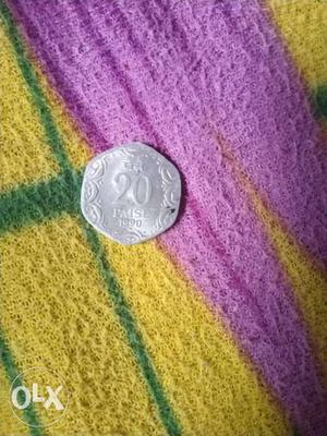 Very rear coin 20 paisa