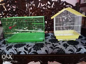 2 good condition bird cages
