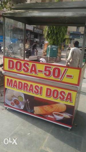 2 years old, dosa tawa and burner include fitting