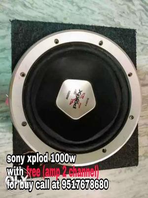 Black And Gray MTX Audio Subwoofer