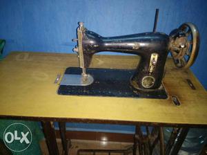 Black And Gray Sewing Treadle