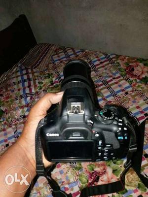 Black Canon DSLR Camera