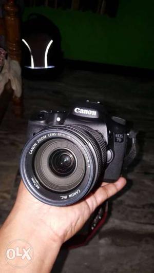 Black Canon EOS 7d DSLR Camera