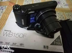 Black Samsung WB150F DSLR Camera With Box