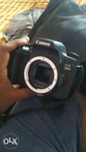 Brand new canon 760d with 18 months warranty full