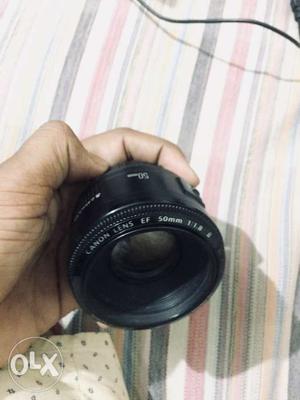 Canon 50 mm prime lens very less used one year old