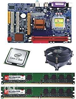 Core 2 Duo Motherboard Intel with Processor