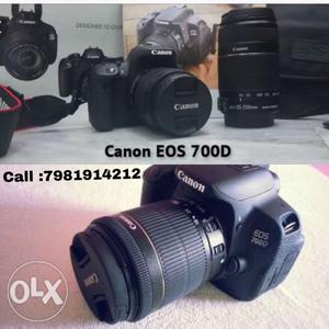 Dslr camera on rent canon 700d 24hrs