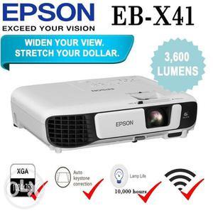 Epson Eb-x41 Xga HD Projector  Lumence