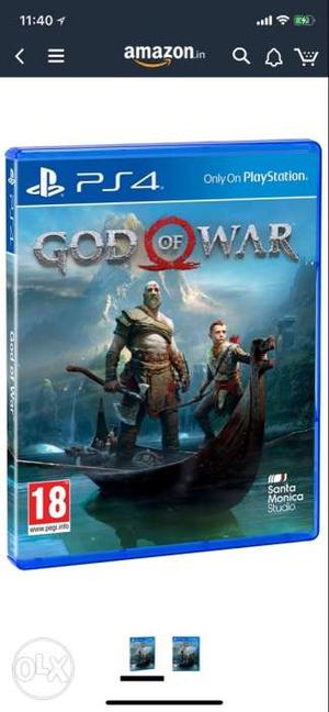 God of war ps4 in excellent condition sell or