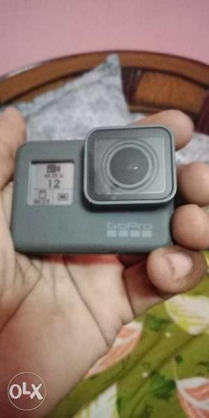 Gray GoPro Action Camera