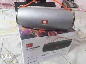 Gray JBL Mini Xtreme Portable Speaker With Box