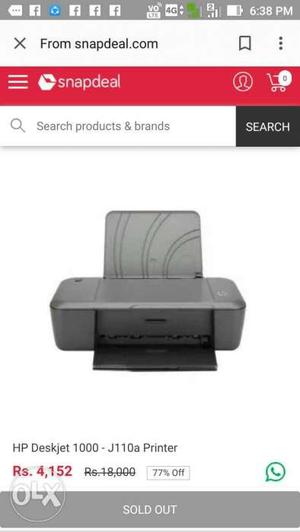 Hp deskjet  in new condition never used,