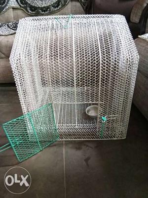 Large and strong cage for pets.