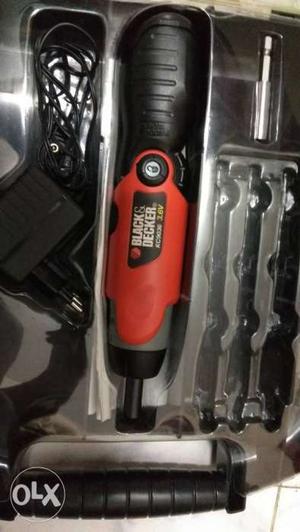 Red And Black Corded Power Tool