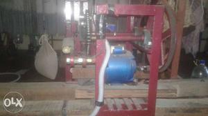 Red And Blue Industrial Machine