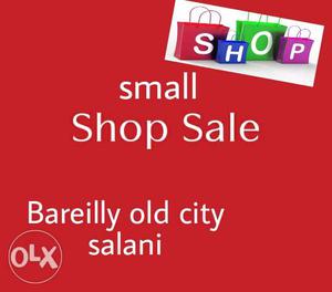 Small Shop Sale Text