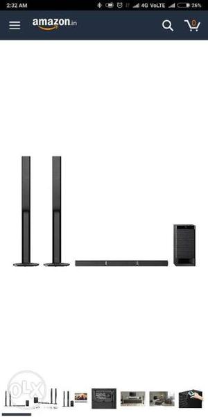 Sony 5.1 tower home theater system... jz one