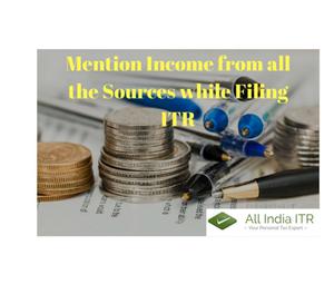 The sources of income that you should never forget while fil