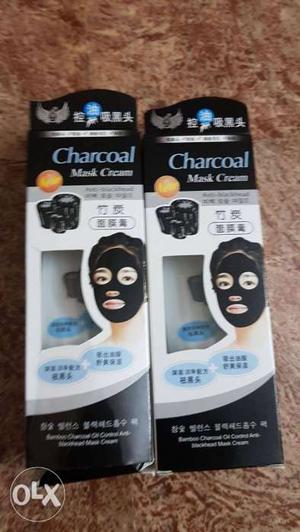 Two Charcoal Mask Cream Boxes