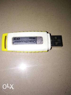 White And Green Data Traveler USB Flash Drive