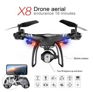 X8 drone with 720p camera With warranty = Without