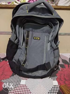 A very Grey and black color combination Bagpack
