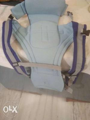 Baby's Teal And Gray Carrier