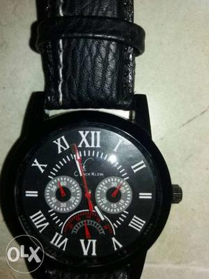 Black colour Hand watch for mens, Only 1 time used