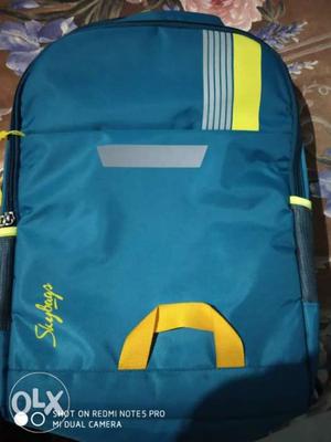 Blue And Yellow Backpack