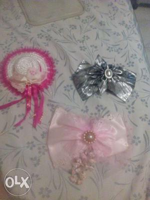 Bows and buckles for sale rs 250 each