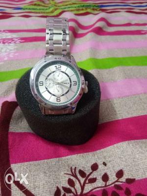 Brand New Timex Mens Watch Silver Color