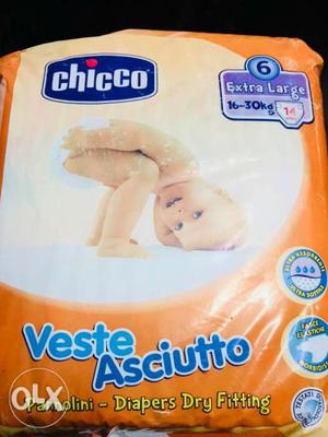 Chicco dipers extra large 14 pices pack just 350