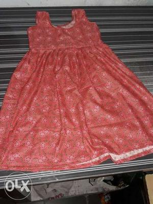 Frock for 3 to 4 years girl in cotton