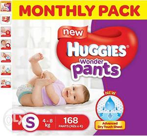 Huggies wonder Pant Monthly Pack -Small (4-8 kg)