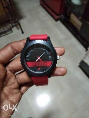 It is a fastrack watch only 1month I byed