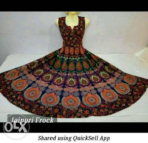 Jaipur cotton maxi dress..