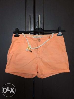 Kids Orange H&M brand Girls shorts (Age  years)