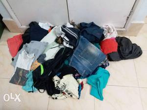 Male and female old clothes in good condition
