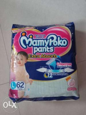Mamny poko pants (62 L size diapers packet)