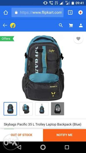 New Skybags pacific 35 backpack + trolley bag