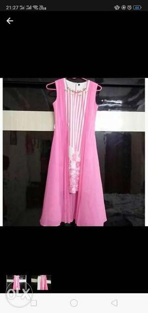 New pink top with pant 10 to 12yeara