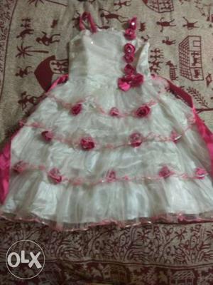Party wear frock for 5_6year good quality ન