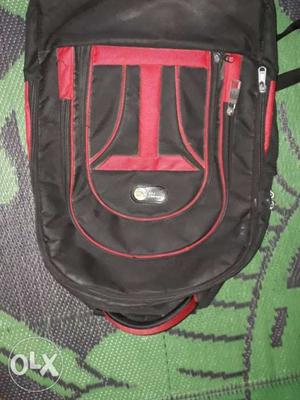 Red An Black Backpack
