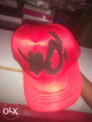 Red And Black Snapback Hat