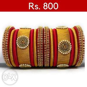 Silk Thread Bangle Set Start From Rs. 300 Only