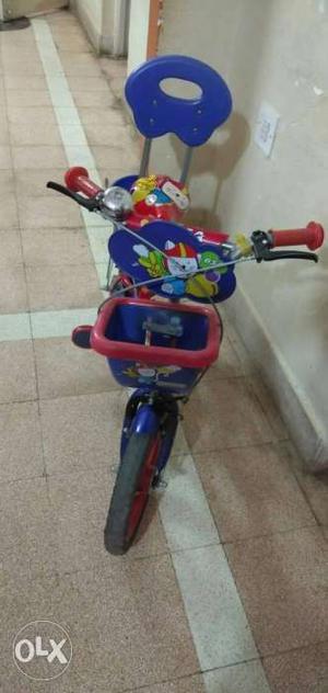 Toddler's Blue And Red Bike