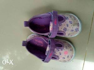 Toddler's Pair Of Purple Shoes
