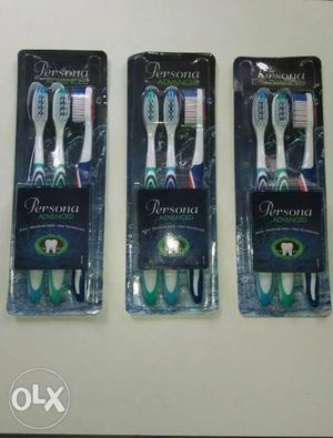 Toothbrush 3pcs/set. MRP 125/- giving at 110/-