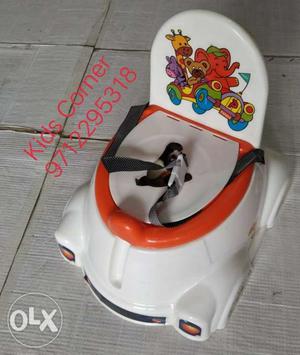 White And Red Potty Trainer